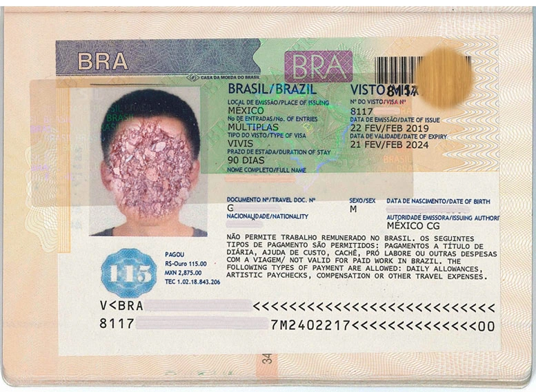 The eVisa for Brasil